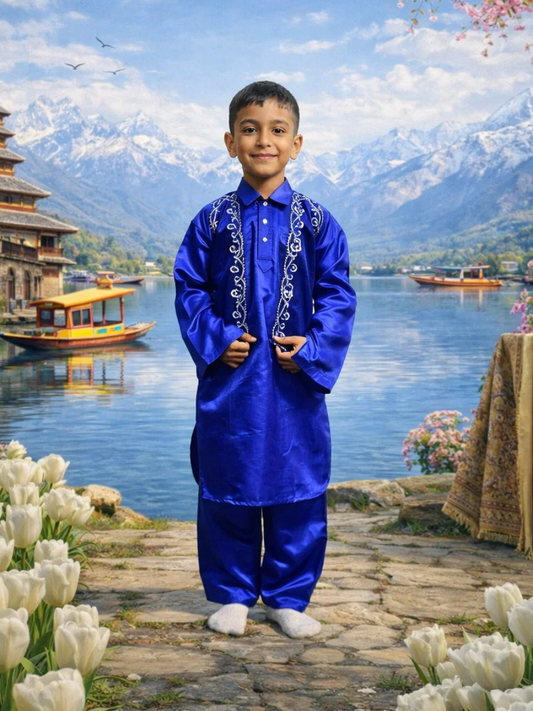 Kashmiri Boy (Blue) Fancy Dress