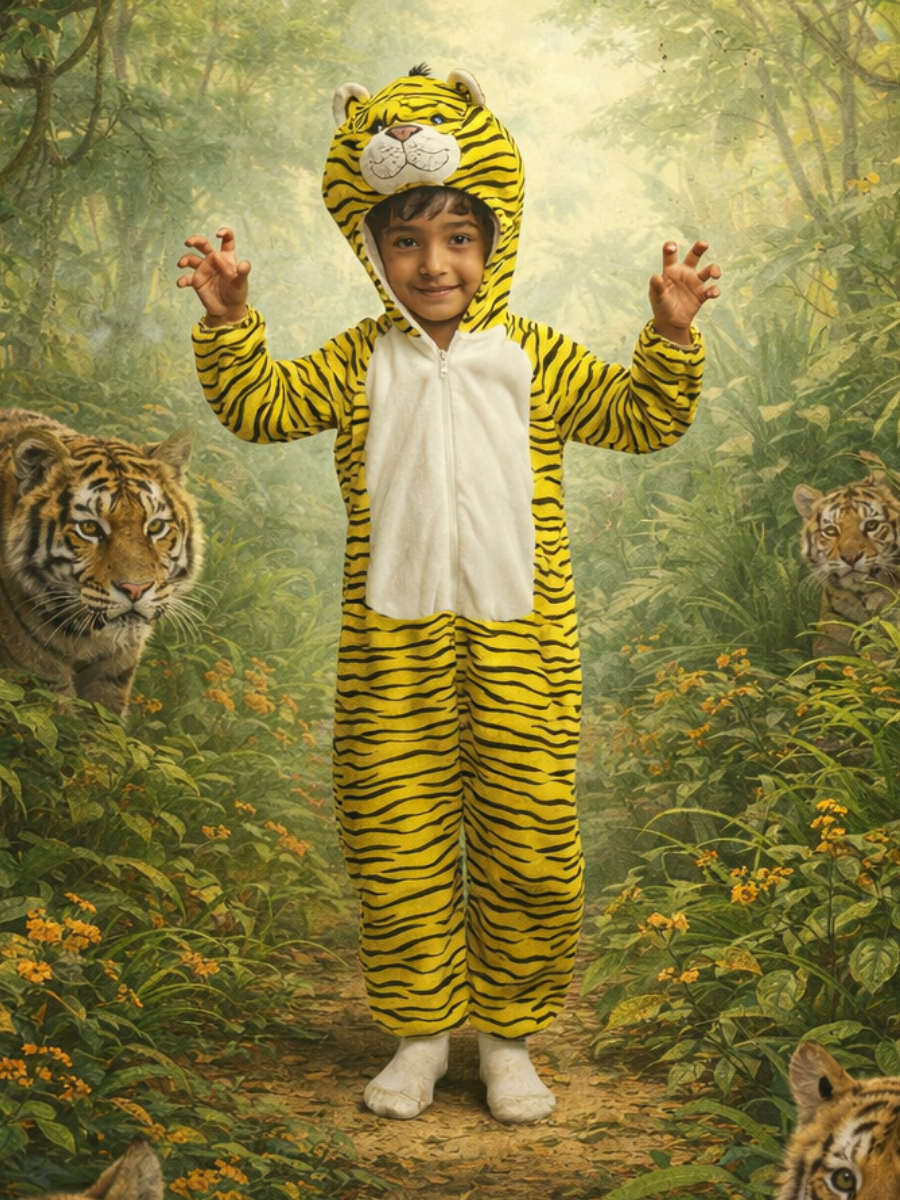 Tiger (Big Eye) Fancy Dress