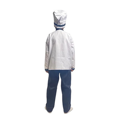 Chef (White & Black Cap) Fancy Dress (Without Pant)