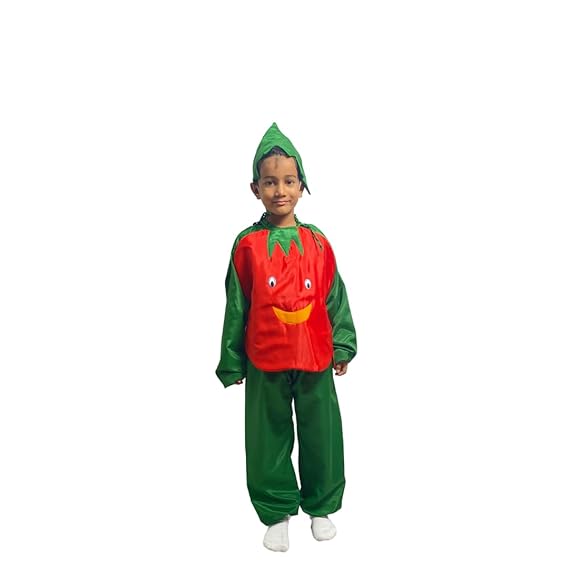 Tomato Fancy Dress (Without Jumpsuit)