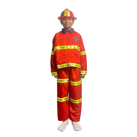 Fireman (Red) Fancy Dress