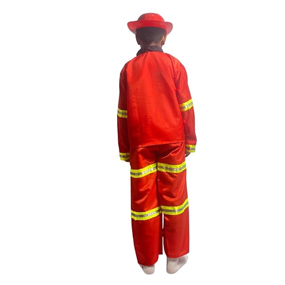 Fireman (Red) Fancy Dress
