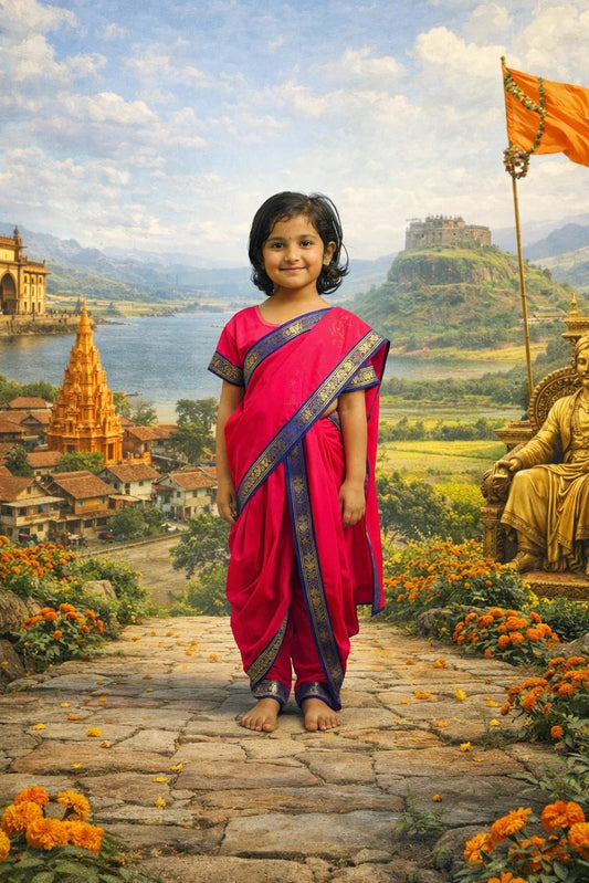 Marathi Saree Fancy Dress