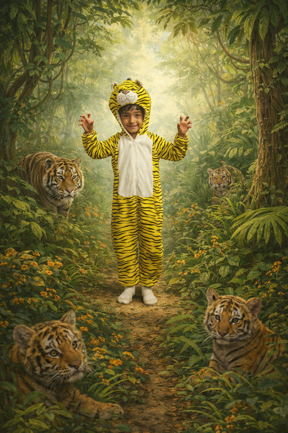 Tiger (Big Eye) Fancy Dress