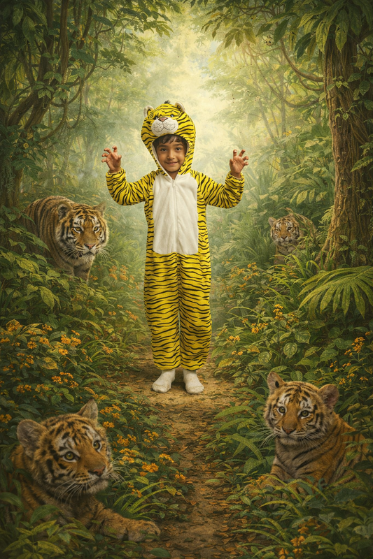 Tiger (Big Eye) Fancy Dress